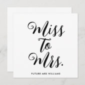 Frau Banner Modern Brautparty Prop. (Vorne/Hinten)