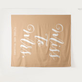 Frau Banner Modern Brautparty Prop. Wandteppich (Vorderseite (Horizontal))