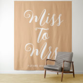 Frau Banner Modern Brautparty Prop. Wandteppich (Beispiel)