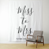 Frau Banner Modern Brautparty Prop. Wandteppich (Beispiel)