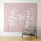 Frau Banner Modern Brautparty Prop. Wandteppich (Beispiel (Horizontal))