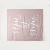Frau Banner Modern Brautparty Prop. Wandteppich (Vorderseite (Horizontal))