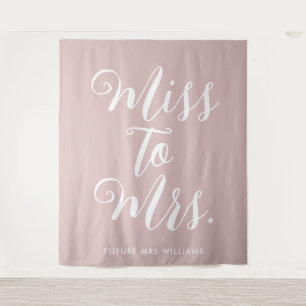Frau Banner Modern Brautparty Prop. Wandteppich