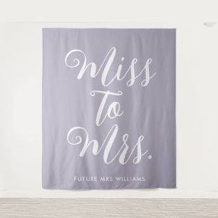 Frau Banner Modern Brautparty Prop. Wandteppich