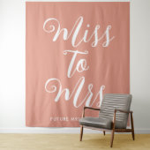 Frau Banner Moderne Brautparty Supplies Wandteppich (Beispiel)