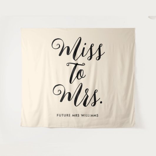 Frau Banner Moderner Hintergrund Wandteppich (Vorderseite (Horizontal))