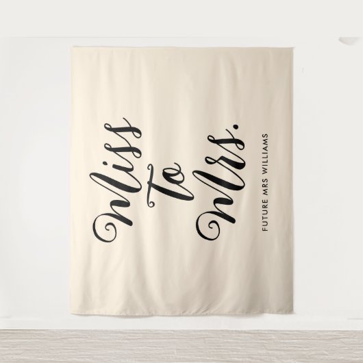 Frau Banner Moderner Hintergrund Wandteppich (Vorderseite)