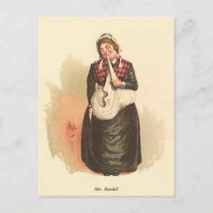 Frau Bardell von Kyd - Dickens' The Pickwick Paper Postkarte