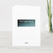 Frau Beetons Weihnachtsfest Feiertagskarte (Rückseite)