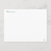 Frau Beetons Weihnachtsfest Feiertagspostkarte (Rückseite)