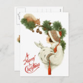 Frau Befriends Eichhörnchen zu Weihnachten (Vorne/Hinten)