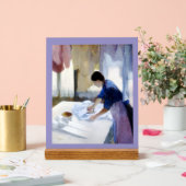 "Frau beim Bügeln" Acrylschild (Hochzeit)