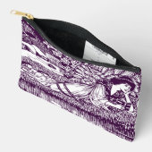 Frau beim Lesen an einem Teich Zubehörtasche (Offen)