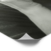Frau beim Trinken Poster (Ecke)