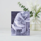 Frau betet von Vincent van Gogh Postkarte (Stehend Vorderseite)