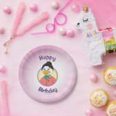 Frau Birdy Pappteller (Party)