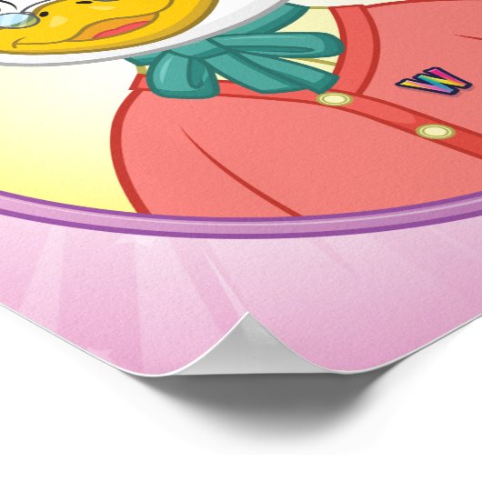 Frau Birdy Poster (Ecke)