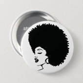 Frau Black Power Button (Vorne & Hinten)