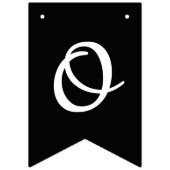 Frau Black u. Weiß-Flagge bald sein Wimpelkette (Dritte Fahne)