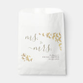 Frau Boho Gold Butterfly Classy Brautparty Geschenktütchen (Vorderseite)