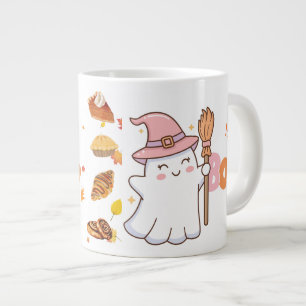 Frau Boo Niedlich Ghost Coffee Cup mit Bäckerei Le Jumbo-Tasse