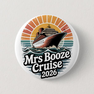 Frau Booze Cruise 2026 passende Paare Button