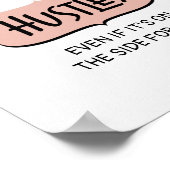 Frau BossLady Regel #7 - Hustle! Poster (Ecke)