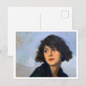Frau, Boulet, 1927 Art Postkarte (Vorne/Hinten)