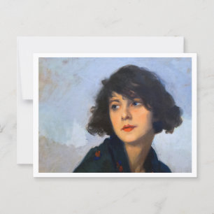 Frau, Boulet, 1927 Art Postkarte