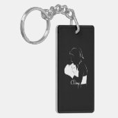 Frau Boxer Champ Schlüsselanhänger (Vorderseite links)