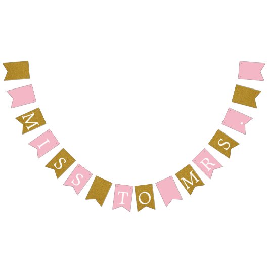 Frau Brautparty Banner Bunting (Alle)