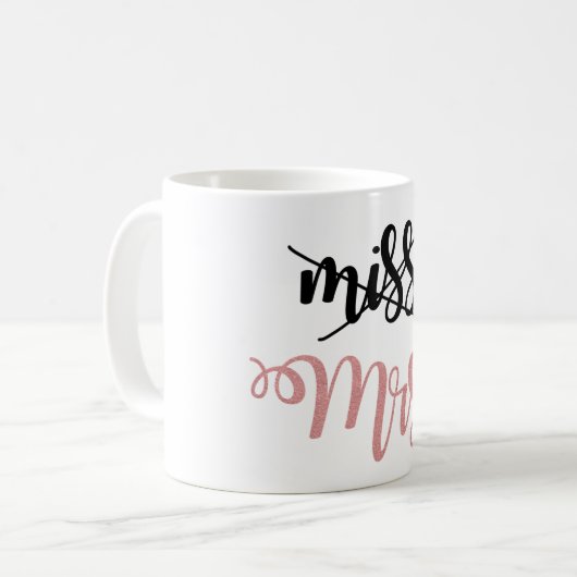 Frau Brautparty Coffee Tasse (Vorderseite Links)