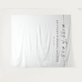 Frau Brautparty Decor Backdrop Wandteppich (Vorderseite (Horizontal))