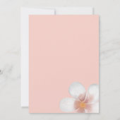 Frau Brautparty Einladung (Rückseite)