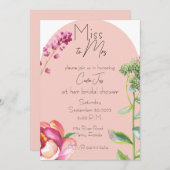 Frau Brautparty Einladung (Vorne/Hinten)