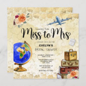 Frau Brautparty Einladung (Vorne/Hinten)