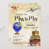 Frau Brautparty Einladung (Vorne/Hinten)