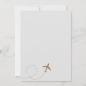 Frau Brautparty Einladung (Rückseite)