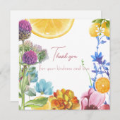 Frau Brautparty Frau Miss Danke Karte (Vorne/Hinten)