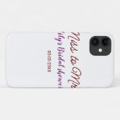 Frau Brautparty: Name Datum Jahr einfügen Case-Mate iPhone Hülle (Rückseite (Horizontal))