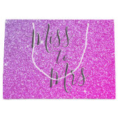 Frau Brautparty Party Rainbow Sparkle Große Geschenktüte (Vorderseite)