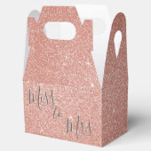 Frau Brautparty Party Rose Gold Sparkle Geschenkschachtel (Geöffnet)