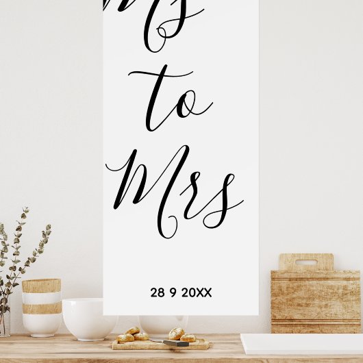 Frau Brautparty Poster (Küche)