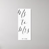 Frau Brautparty Poster Leinwanddruck (Vorderseite)