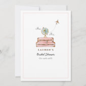 Frau Brautparty Trivia Einladung (Rückseite)