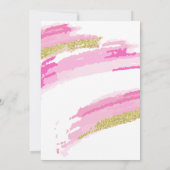 Frau Bridal Duwer Einladung (Rückseite)