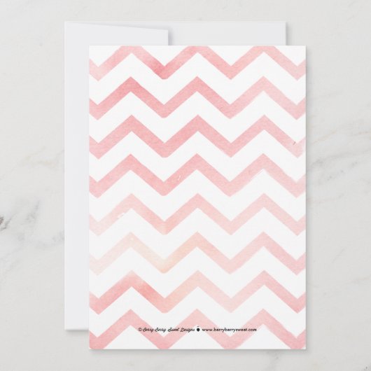 Frau Bridal Duwer Einladung (Rückseite)