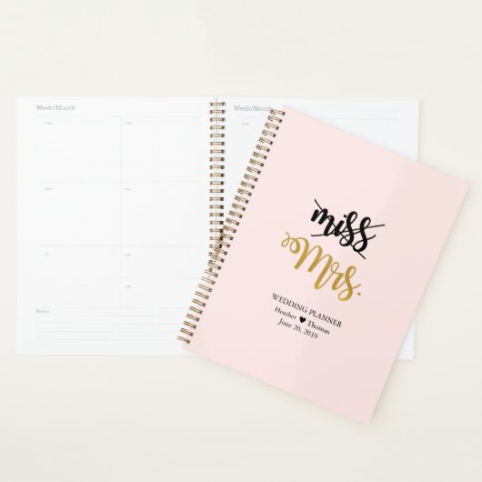Frau Bridal Wedding Daily Planner Planer (Anzeige)
