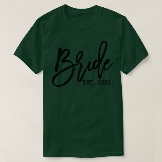 Frau Bride 2022 T-Shirt (Design vorne)