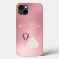 Frau Bride Groom Pink Metallic Wedding
